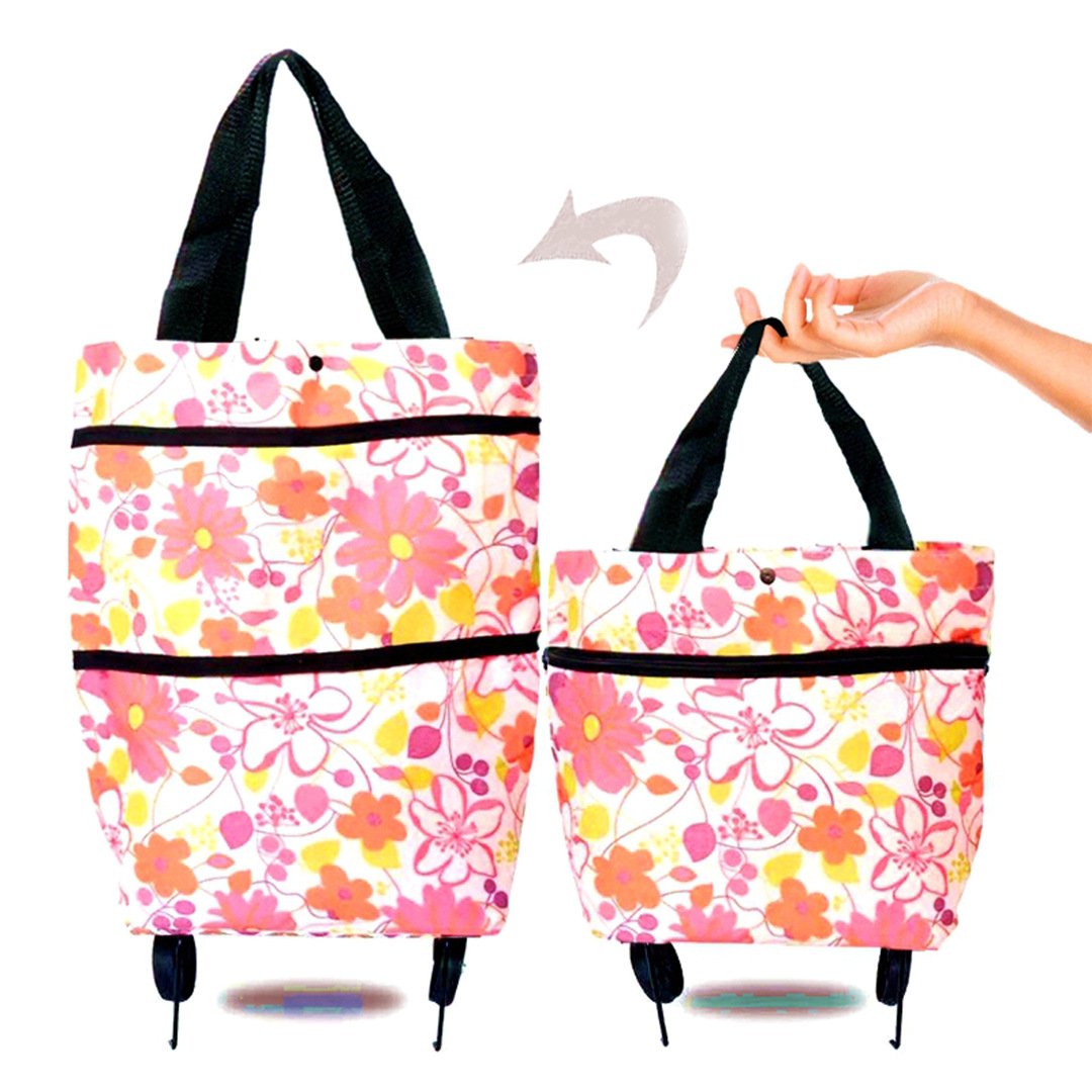 (❤️Hot Sale 49% OFF)-Foldable Shopping Trolley Tote Bag