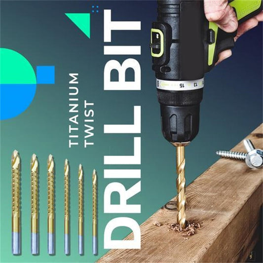 (🎁2024 New Year Hot Sale🎁 )Twist Drill Bit Set Power Tool Accessories(6 Pcs )